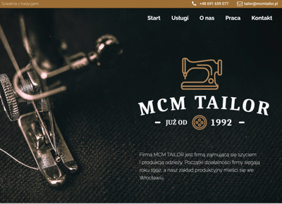 mcm tailor